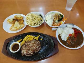 牛カットステーキ＆ハンバーグ