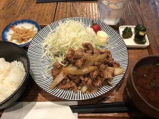 豚の生姜焼き定食