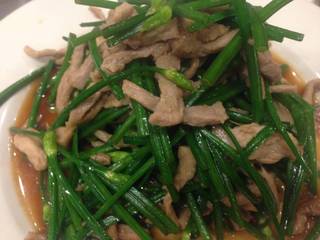 花韮と豚肉炒め