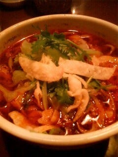 しびれる辛さのマーラー刀削麺