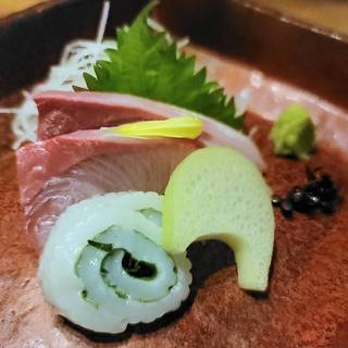 季節鮮魚二種のお造り