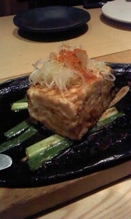 東京都中野『池田屋豆腐店』　豆腐と九条葱のステーキ