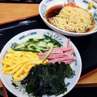 黒酢しょうゆ冷し麺