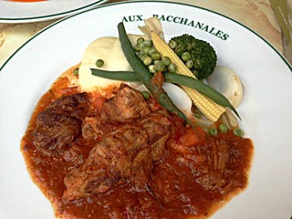 仔羊のトマトの煮