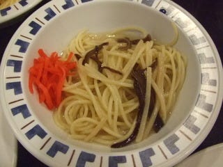 たけのこ入り白湯スープパスタ