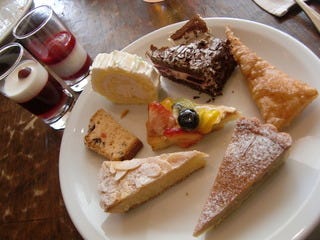 ウィークエンドブッフェのデザート