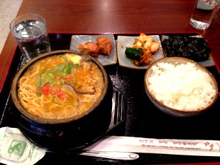 味噌チゲラーメン定食