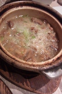 和牛スジの塩煮込み