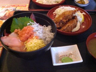 海鮮３色丼セット