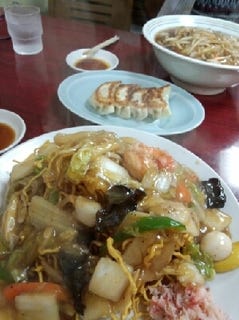 海鮮五目かた焼きそば