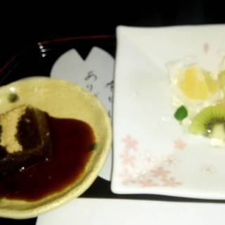 祝い懐石のデザート