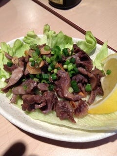 砂肝のニンニク炒め