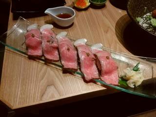 松阪牛の握り寿司