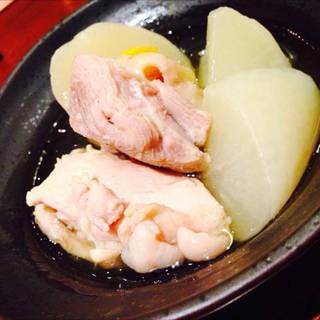 鶏肉と有機大根の煮付け