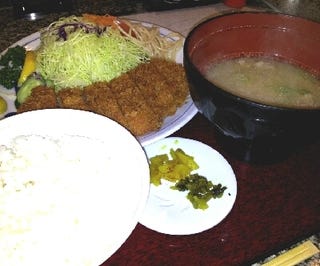 黒豚とんかつセット