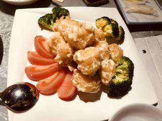 プリプリ大海老マヨネーズソース炒め