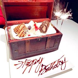 お祝い宝箱プレート