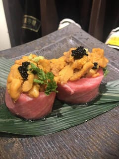 大トロののウニ巻き～キャビアのせ～