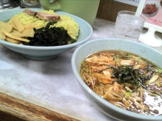 からしつけ麺　醤油　