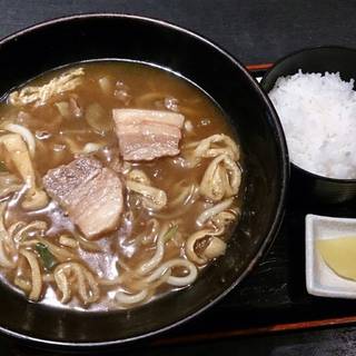 カレーうどん定食