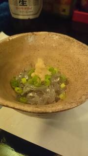 白魚ショウガポン酢