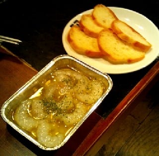 小エビのアヒージョ　