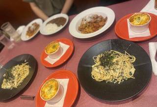 和風たらこといかのスパゲティー＊ランチセット＊ちょこっとラザニア＋ドリンク