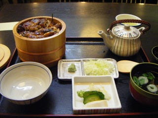 お櫃鰻茶漬け