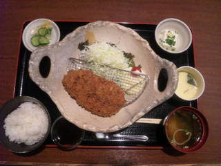 三元豚の厚切りロースかつ御膳