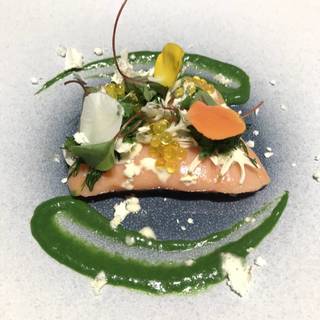 サーモンの低温コンフィ