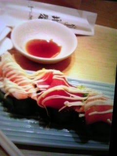 アボカド軍艦三種盛り