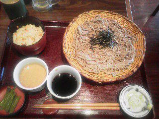 二味ざるそば定食