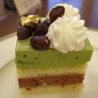 抹茶とチョコのムース