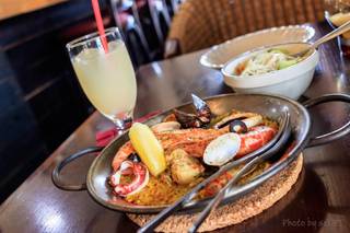 ランチ・海の幸のパエリア