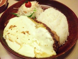 フォンデュ風チーズバーグディッシュ