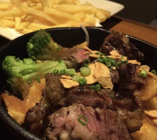 牛肉の一口ステーキ