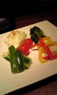 彩り野菜のコブサラダ