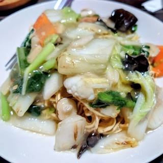 海鮮あんかけカタ焼きそば