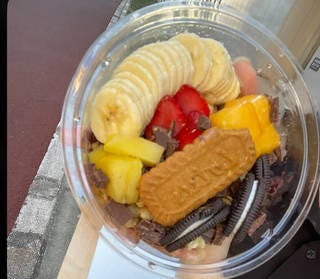 アサイーボールＳサイズ　オレオ＆板チョコ追加