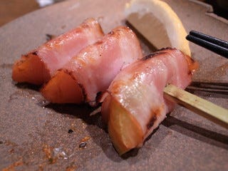 トマトのベーコン巻き