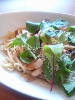 ポルチーニと３種きのこのスパゲティーランチセット