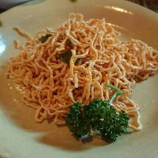 干し豆腐のラー油和え