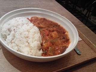 夏野菜のラタトゥイユカレー