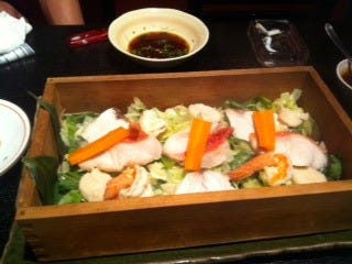 金目鯛のセイロ蒸し