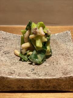 烏賊と分葱の酢味噌和え