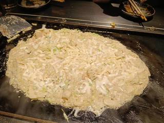 明太もんじゃ＋餅＋チーズ