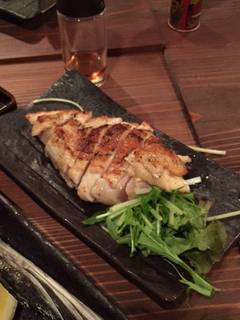 大山鶏の香味刺身ステーキ