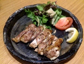 四万十鶏の黒胡椒焼