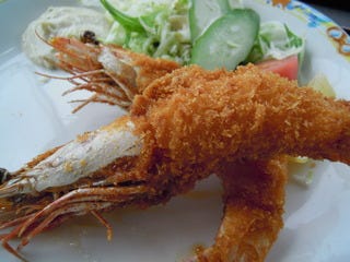 エビフライ定食
