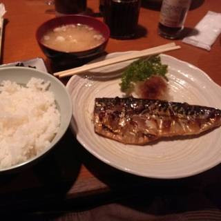鯖塩定食